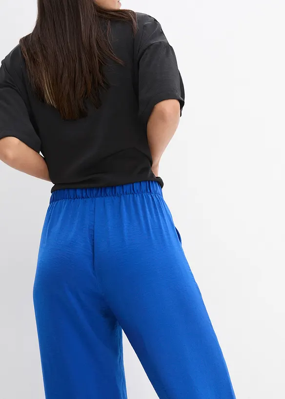 bonprix Hose mit Struktur-Effekt und Bequembund, lang zollfrei