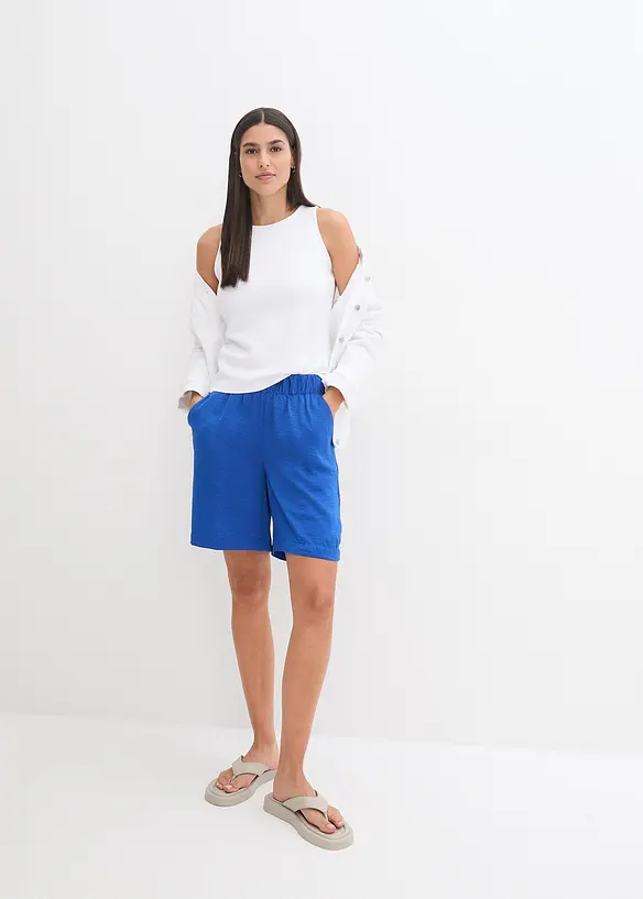 bpc bonprix collection Schlupf-Shorts mit Struktur-Effekt und Bequembund Online