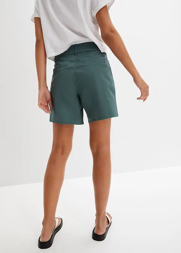 bpc bonprix collection High Waist Shorts aus Twill Saisonschlussverkauf