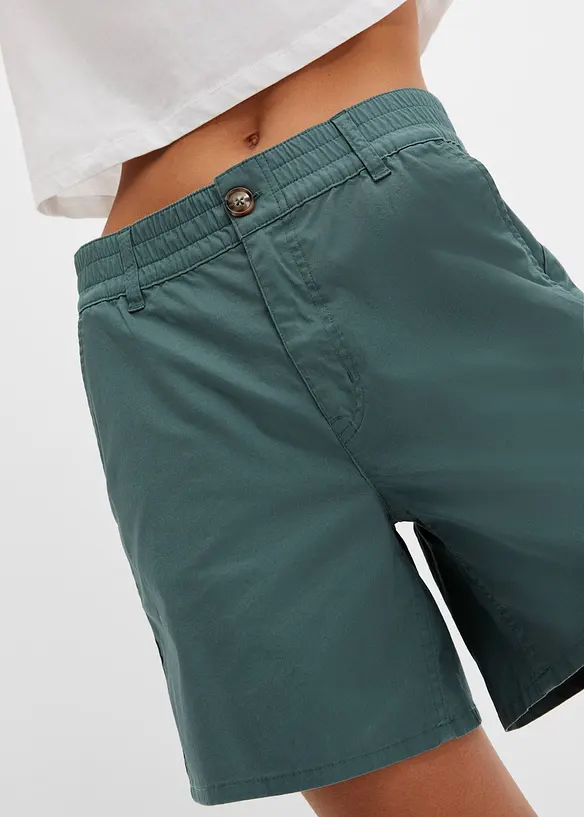 bpc bonprix collection High Waist Shorts aus Twill Saisonschlussverkauf