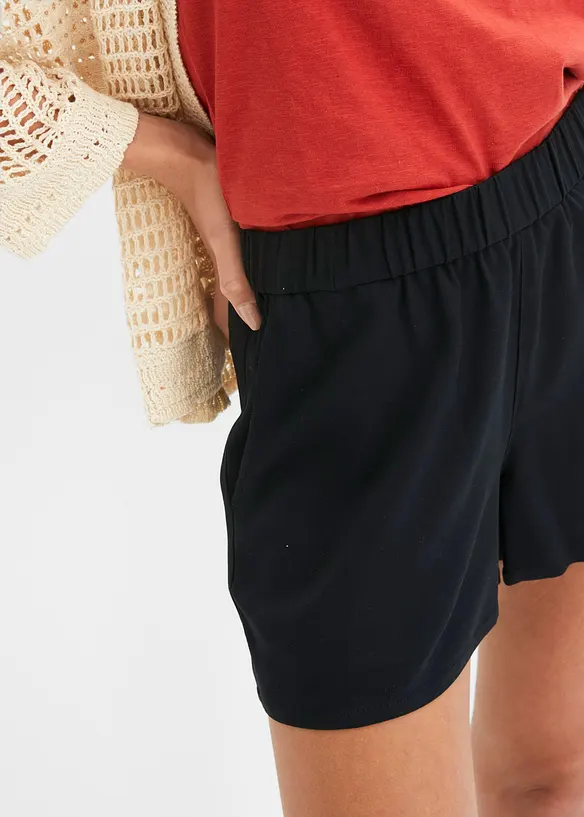 bpc bonprix collection Viskose-Shorts mit seitlichen Eingriffstaschen Vatertagsangebot