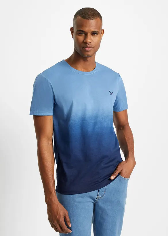 bonprix T-Shirt mit Farbverlauf Tiefpreis