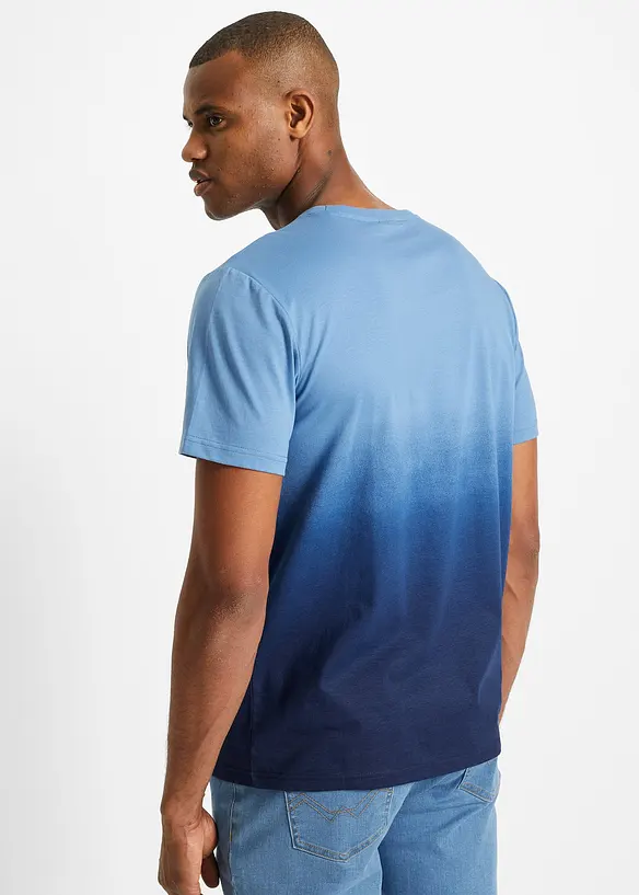 bonprix T-Shirt mit Farbverlauf Tiefpreis