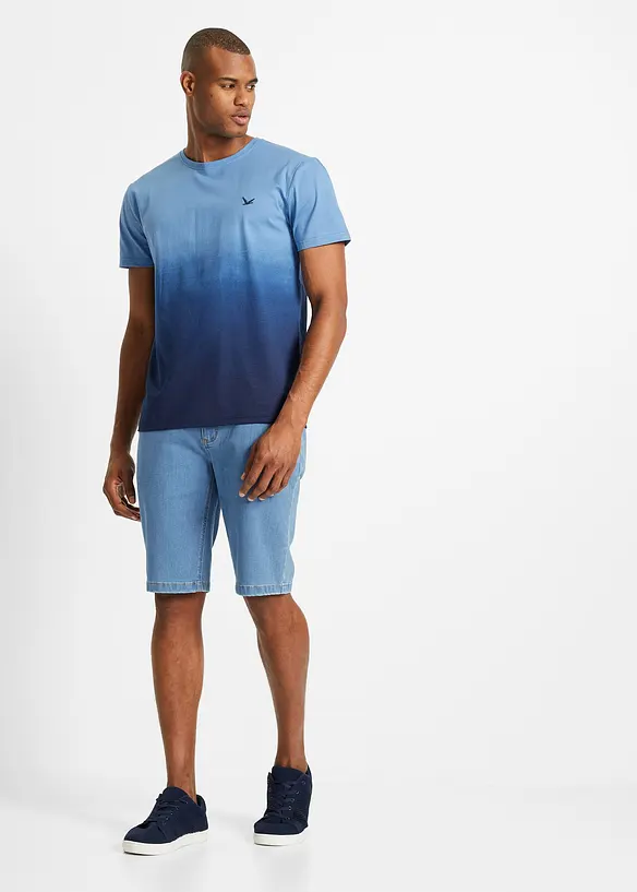 bonprix T-Shirt mit Farbverlauf Tiefpreis