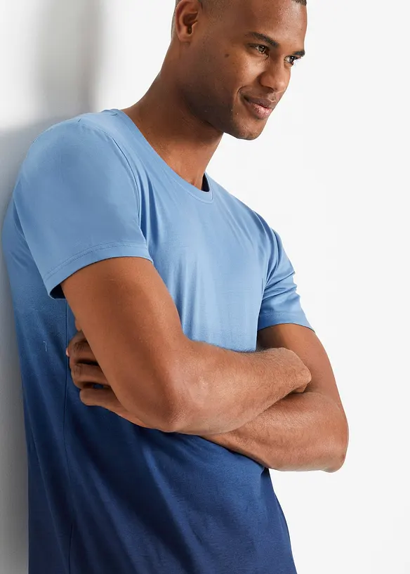 bonprix T-Shirt mit Farbverlauf Tiefpreis