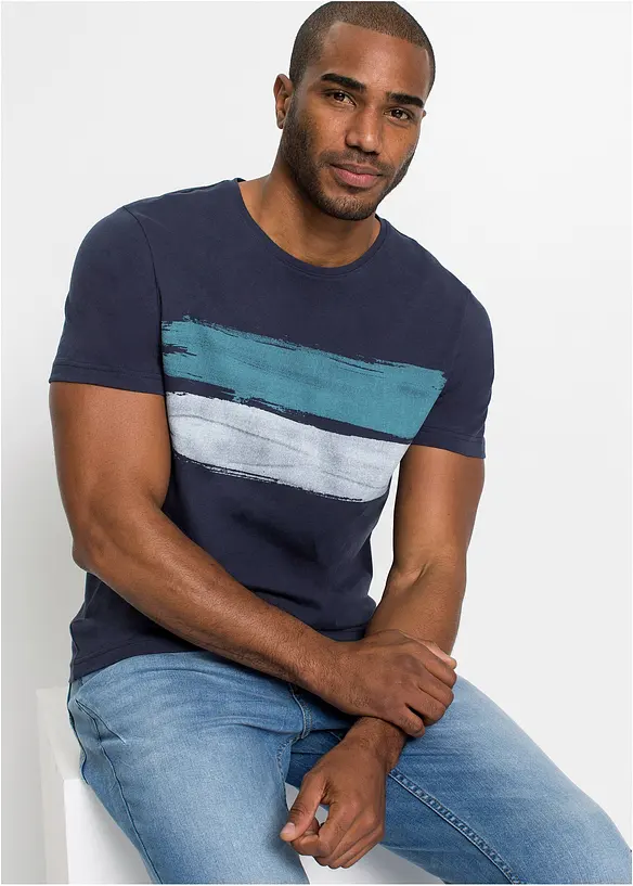 bonprix T-Shirt mit Druck Kostenlose Rückgabe