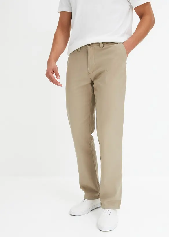 bonprix Regular Fit Chinohose, Straight Letzter Tag