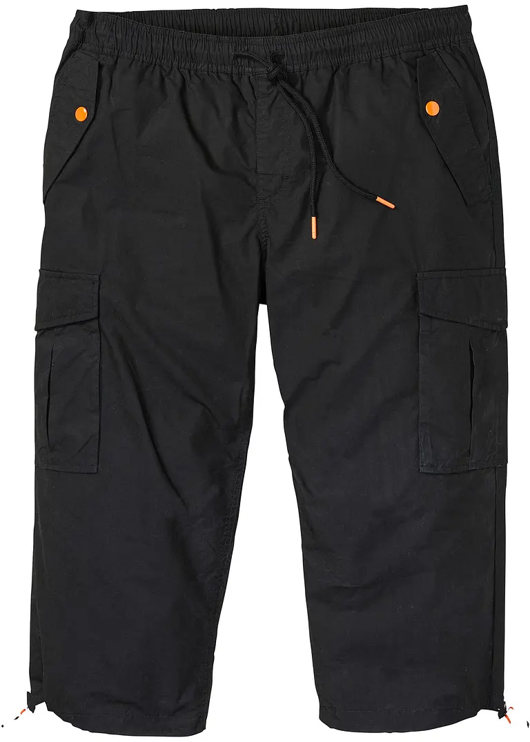 RAINBOW 3/4-Cargo-Schlupfhose in Papertouch-Qualität, Slim Fit Super Rabatt