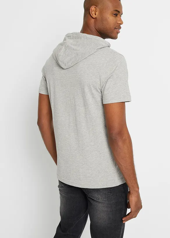 John Baner JEANSWEAR T-Shirt mit Kapuze 50% Rabatt für begrenzte Zeit
