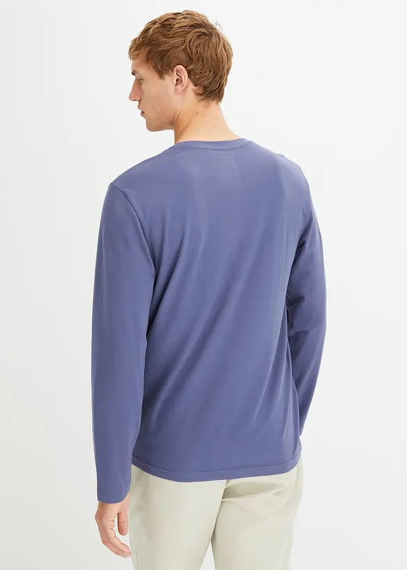 bpc bonprix collection Essential Henleyshirt, Langarm mit Bio-Baumwolle Günstiger Verkauf