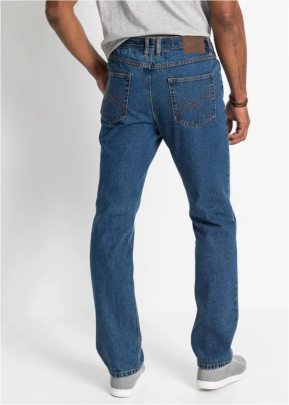 bonprix Classic Fit Jeans mit seitlichem Dehnbund, Straight Blitzverkäufe