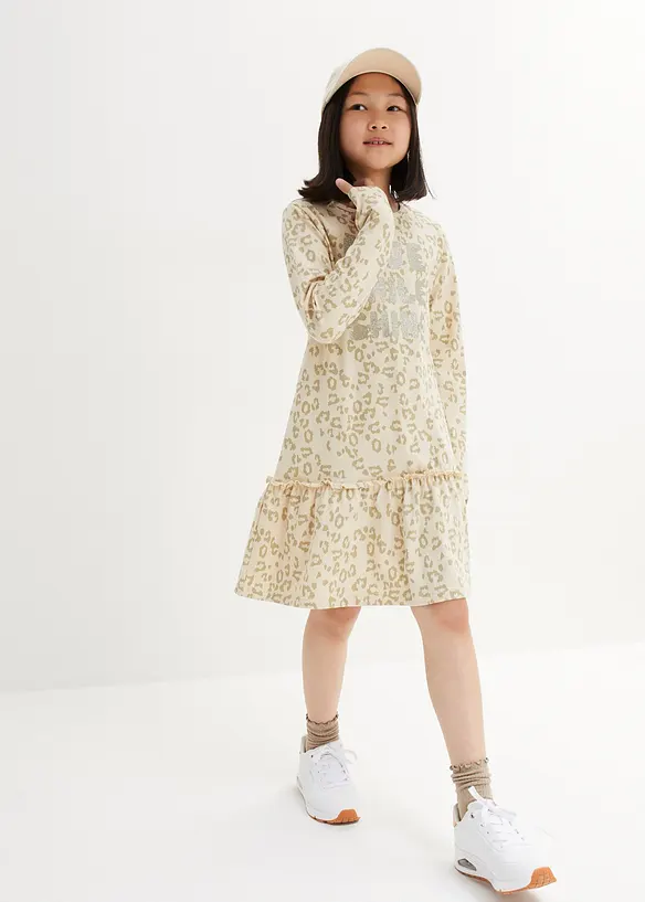 bpc bonprix collection Mädchen Jerseykleid mit Bio-Baumwolle VIP-Rabatte