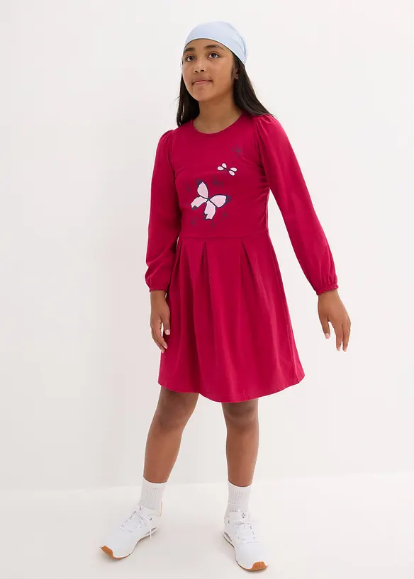 bpc bonprix collection Mädchen Jerseykleid mit Bio-Baumwolle JETZT KAUFEN