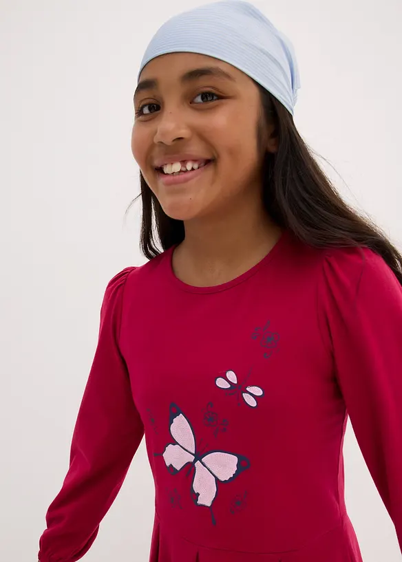 bpc bonprix collection Mädchen Jerseykleid mit Bio-Baumwolle JETZT KAUFEN