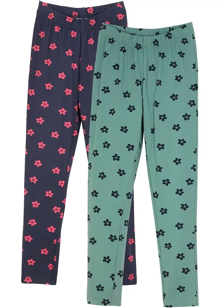 bpc bonprix collection Mädchen Leggings mit Bio Baumwolle (2er Pack) Bis zu 50% Rabatt