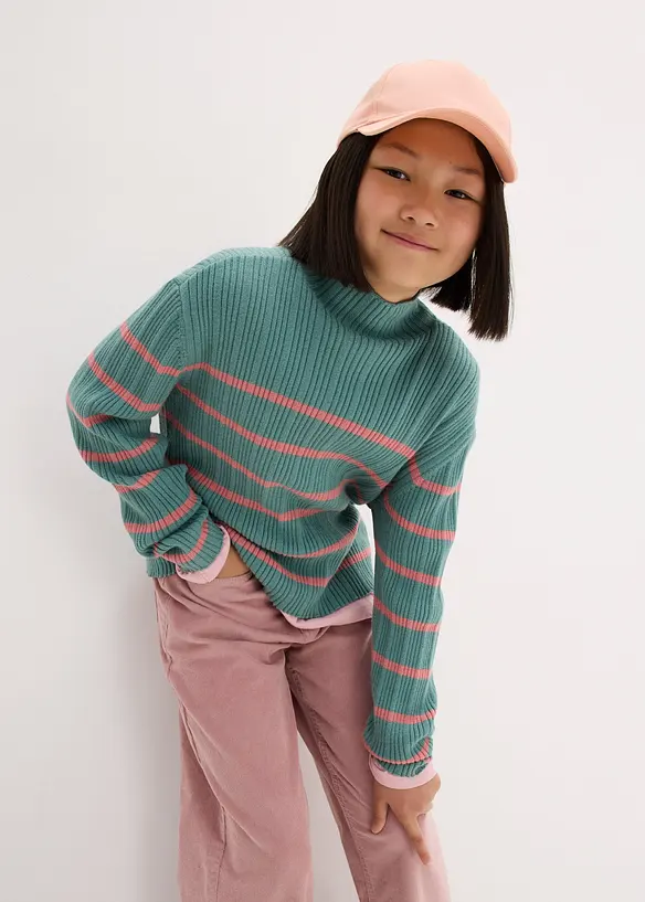 bpc bonprix collection Mädchen Rippen-Strickpullover Nur für heute