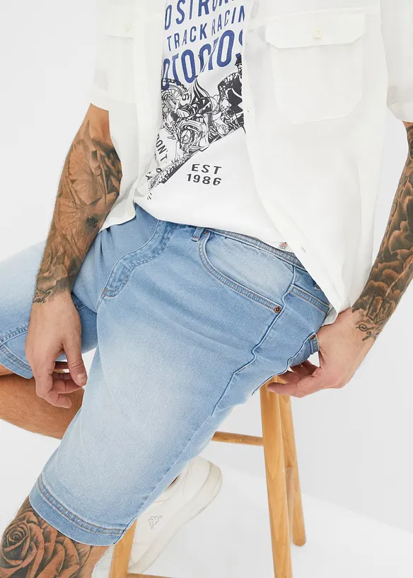 John Baner JEANSWEAR Stretch-Jeans-Bermuda, Regular Fit 2025