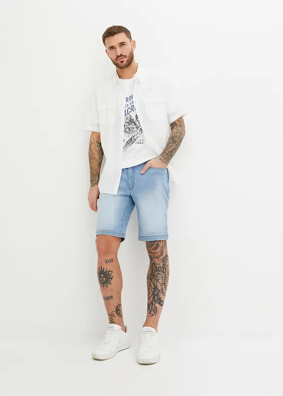 John Baner JEANSWEAR Stretch-Jeans-Bermuda, Regular Fit Outlet