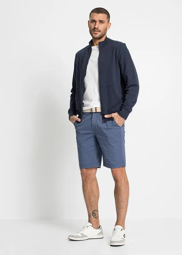bpc bonprix collection Stretch-Chino-Bermuda mit Gürtel, Regular Fit Günstiger Verkauf