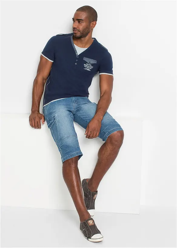 bonprix Jeans-Long-Bermuda, Loose Fit Weihnachtsangebot