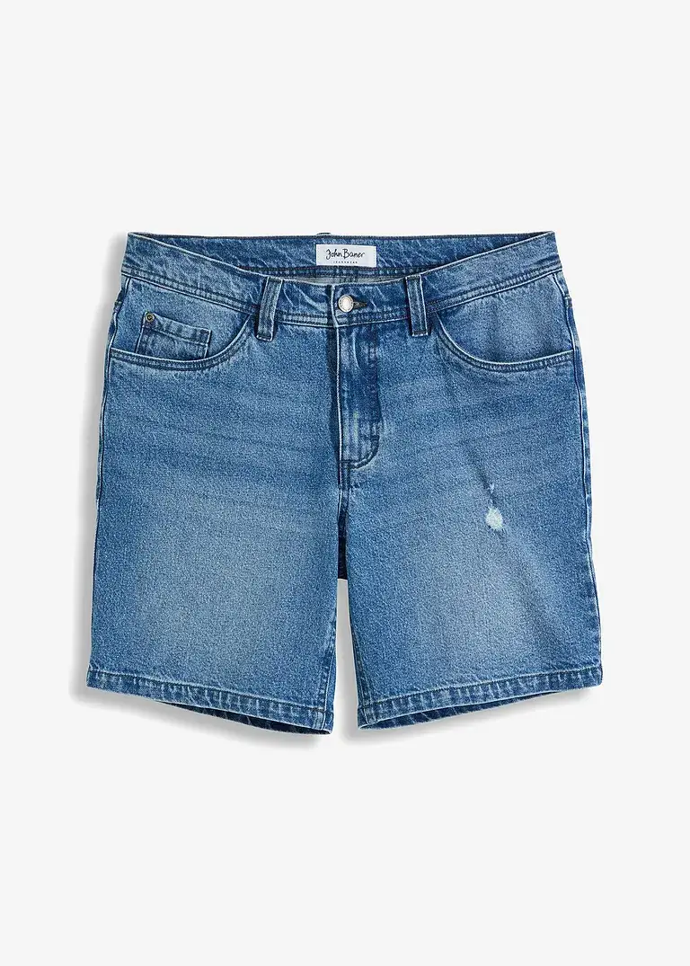 John Baner JEANSWEAR Stretch-Long-Jeans-Shorts, Regular Fit Osterangebot
