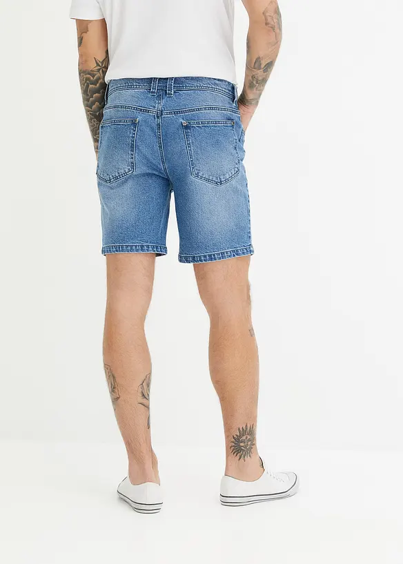 John Baner JEANSWEAR Stretch-Long-Jeans-Shorts, Regular Fit Muttertagsangebot