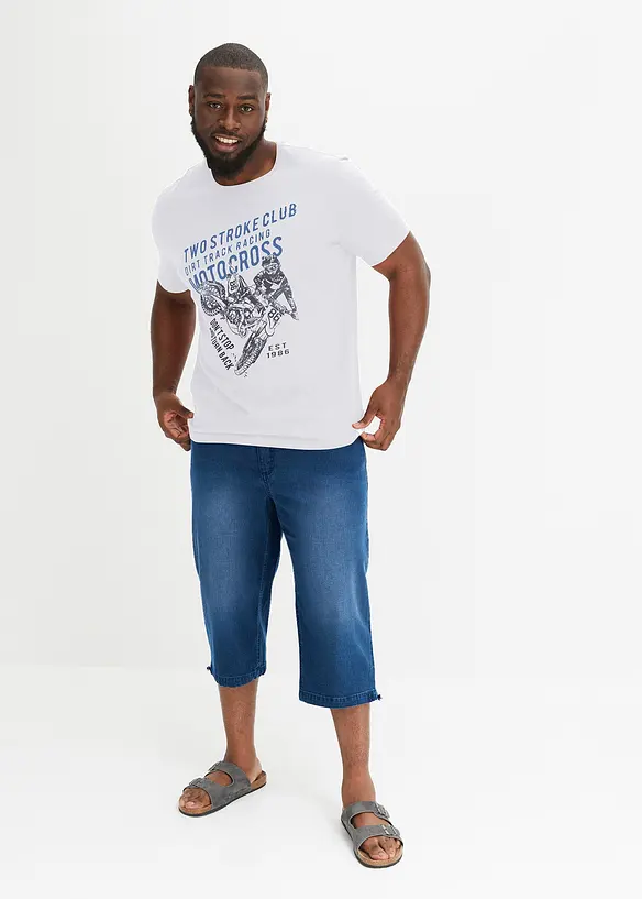 John Baner JEANSWEAR 3/4-Stretch-Jeans, Regular Fit mit Komfortbund Top Angebot