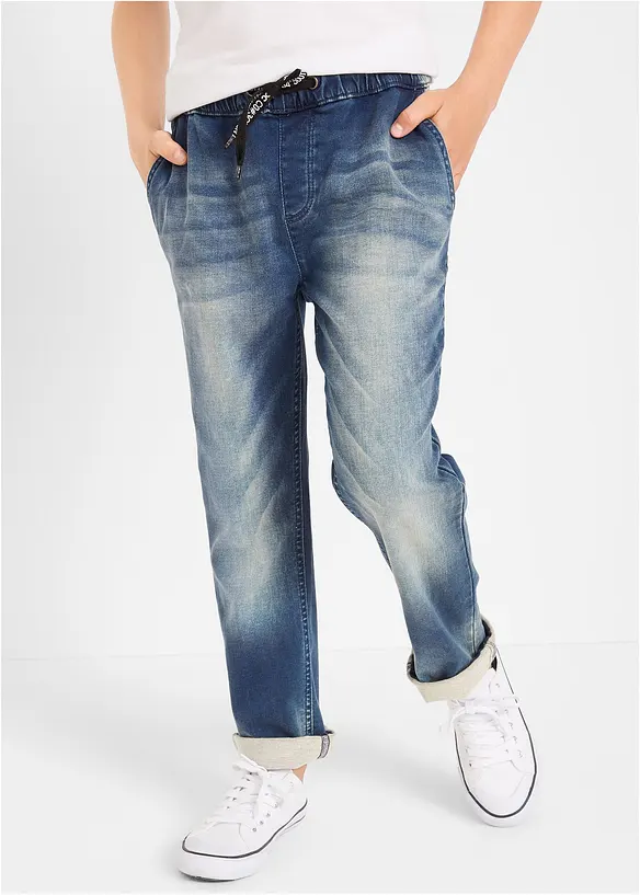 bonprix Jungen Sweat-Jeans, Regular Fit Rabatt