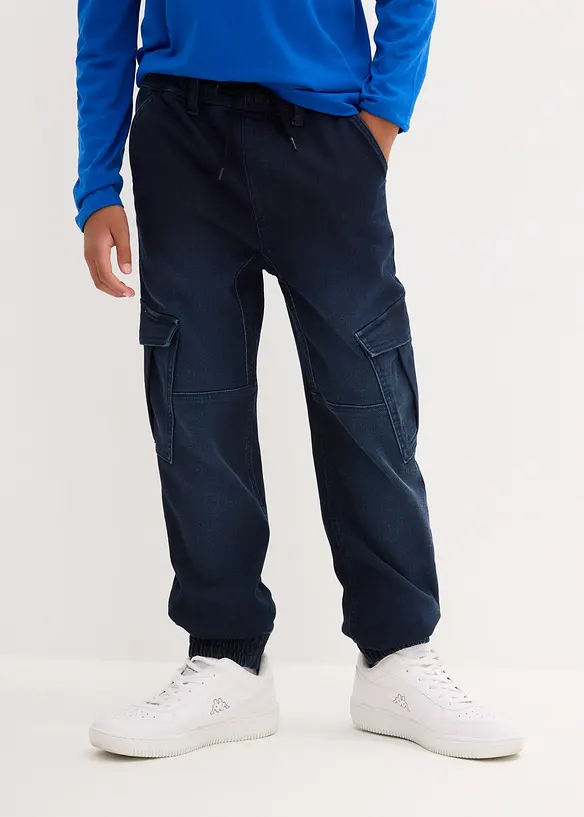 John Baner JEANSWEAR Jungen Jeans mit Cargotaschen, Regular Fit Versandkostenfrei