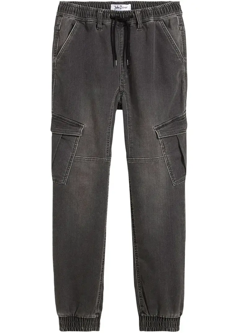 John Baner JEANSWEAR Jungen Jeans mit Cargotaschen, Regular Fit
