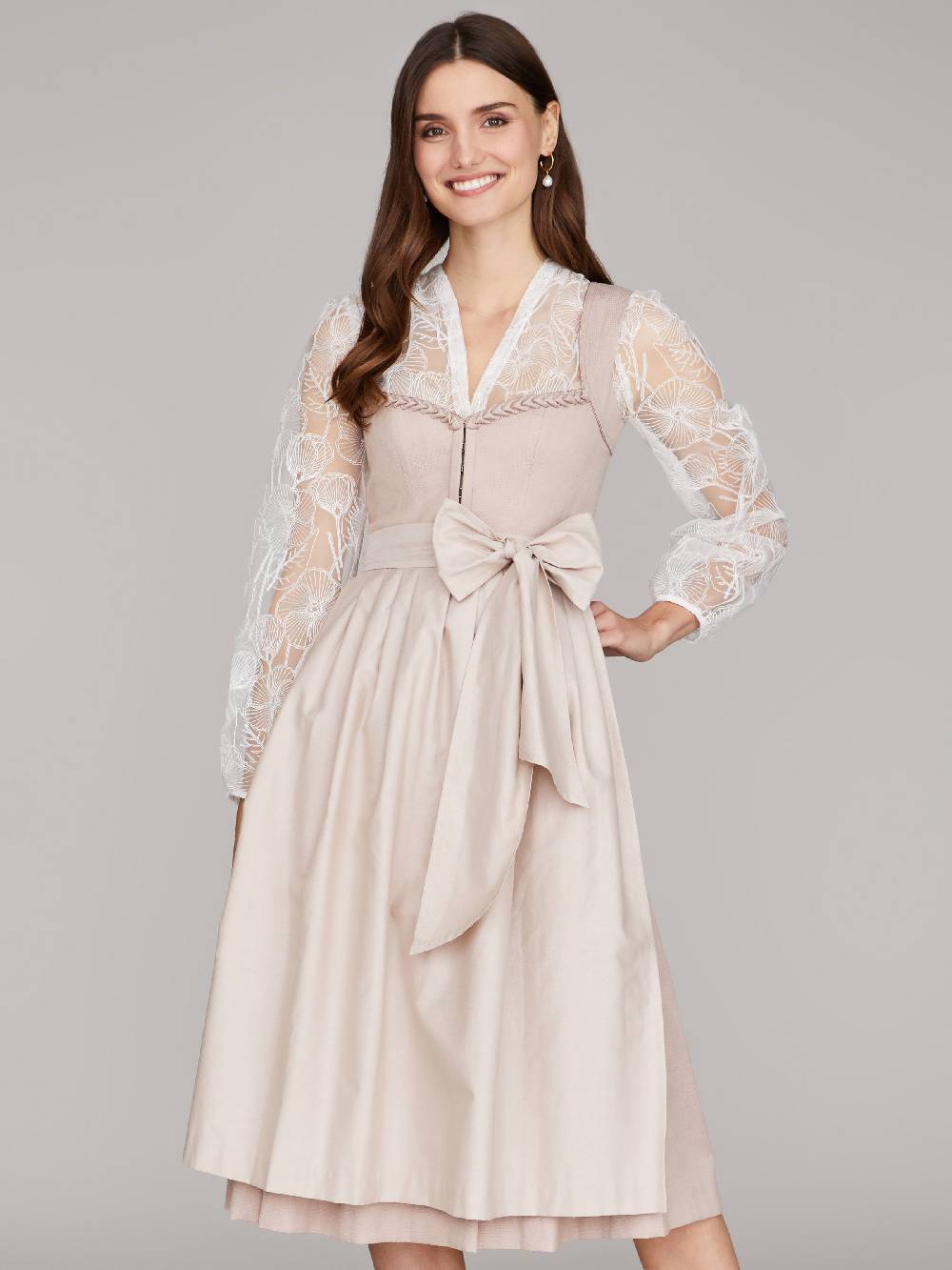 Limberry Weiße Spitzenbluse - LUNA BRIDAL FLOWER Preisnachlass