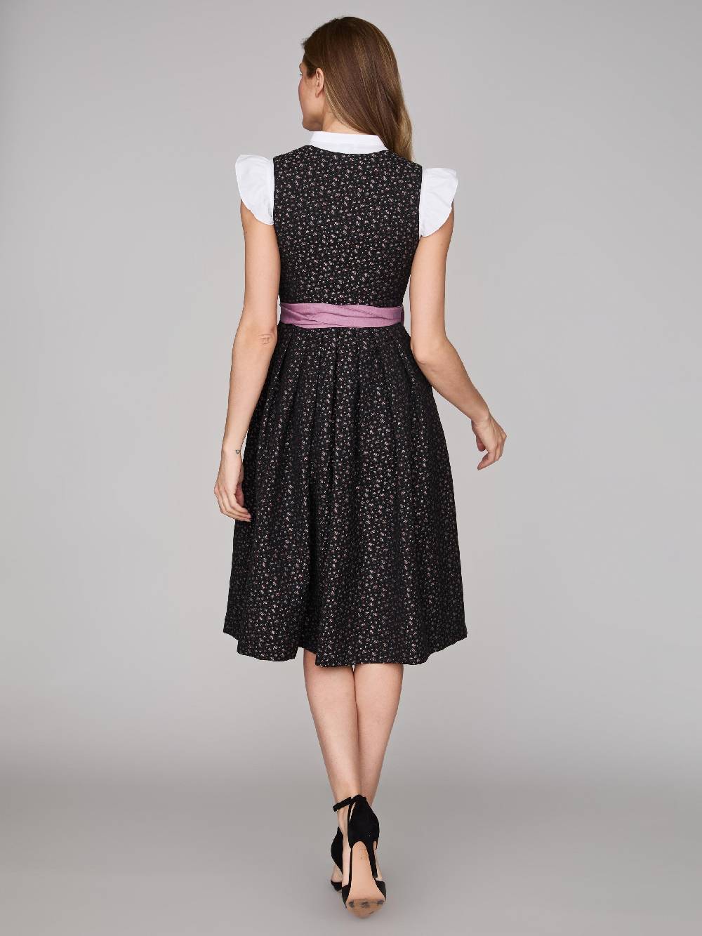 Limberry Schwarzes Dirndl mit Streublumenmuster - ELSIE BLACK Saisonale Angebote
