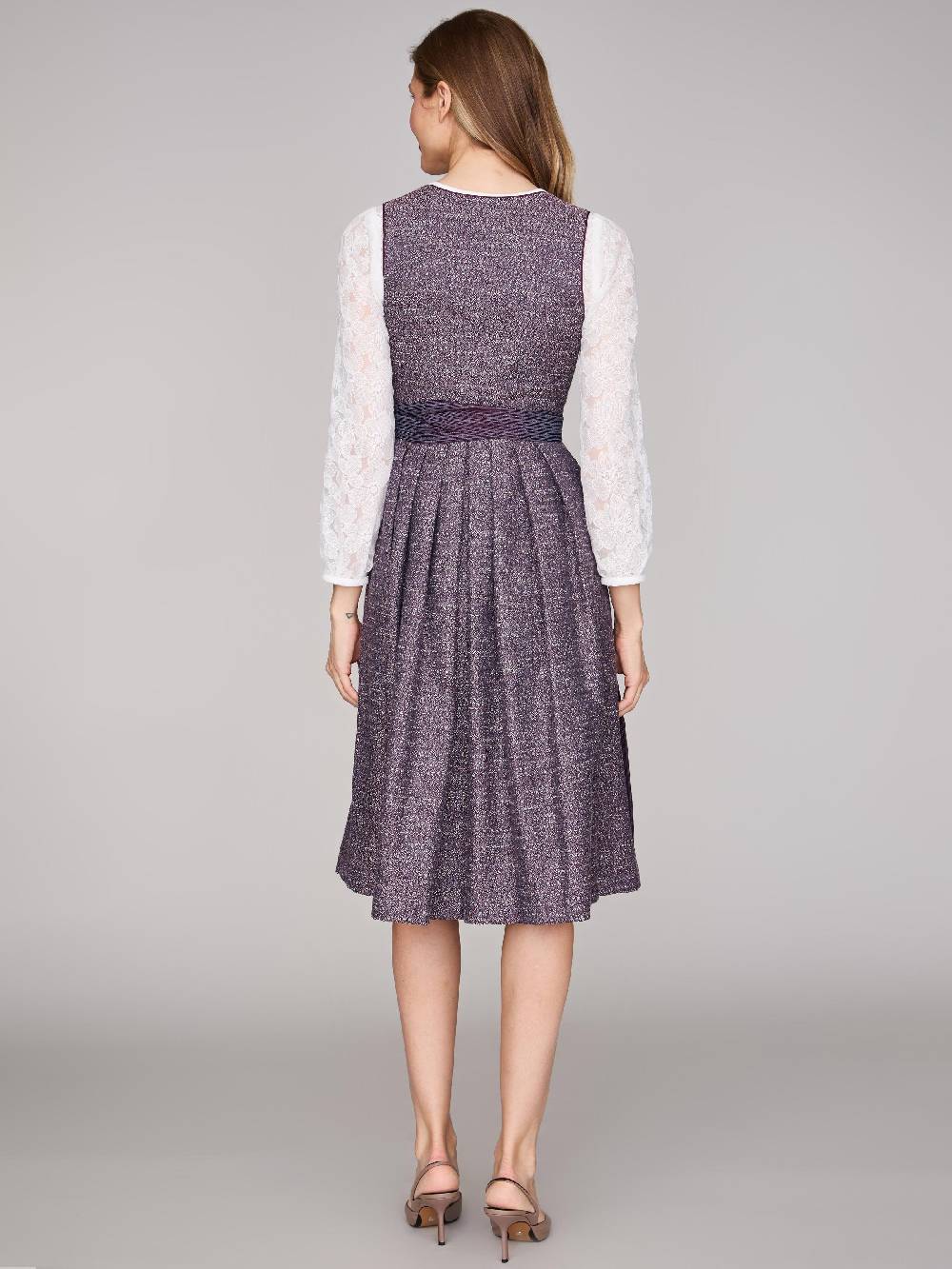 Limberry Beerenfarbenes Dirndl mit Knöpfen - JOSIE BLACKBERRY CORDIAL Bis zu 50% Rabatt