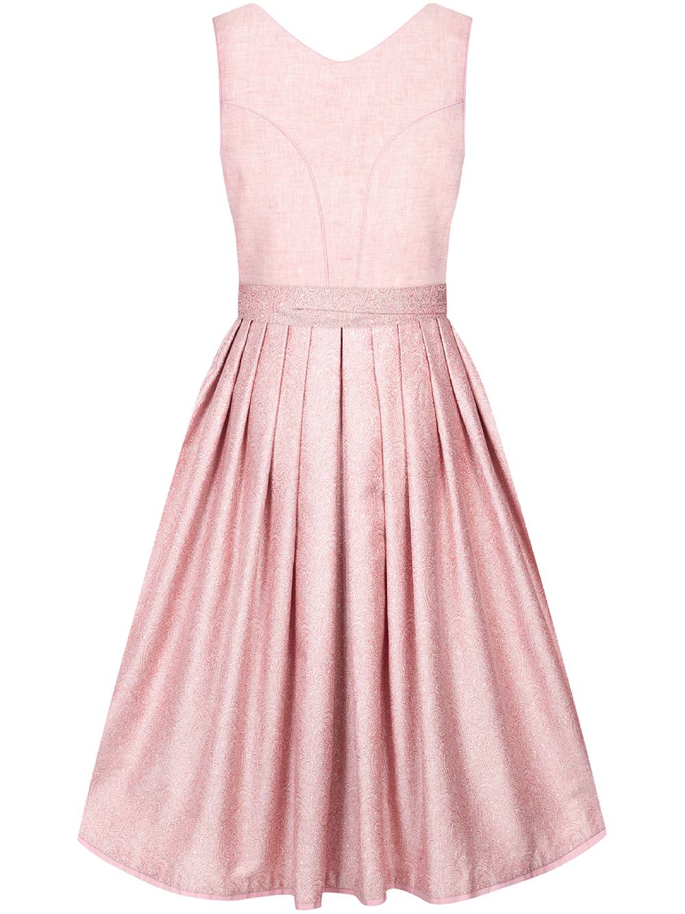 Limberry Pinkes Dirndl mit Leinen-Mieder - ANNA PINK Angebote