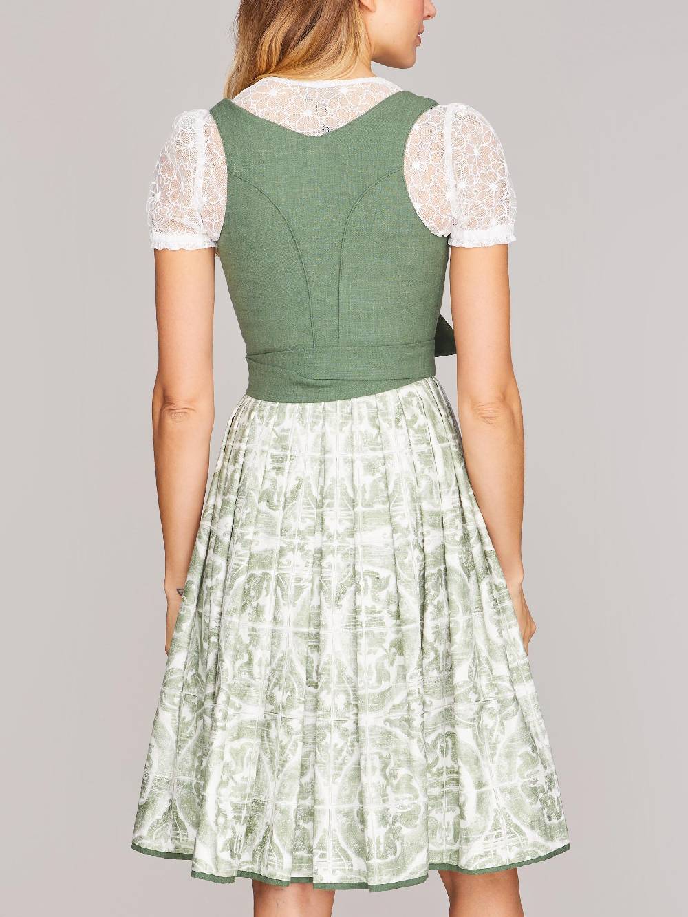 Limberry Grünes Dirndl mit Knöpfen - CAROLINE Rabatt