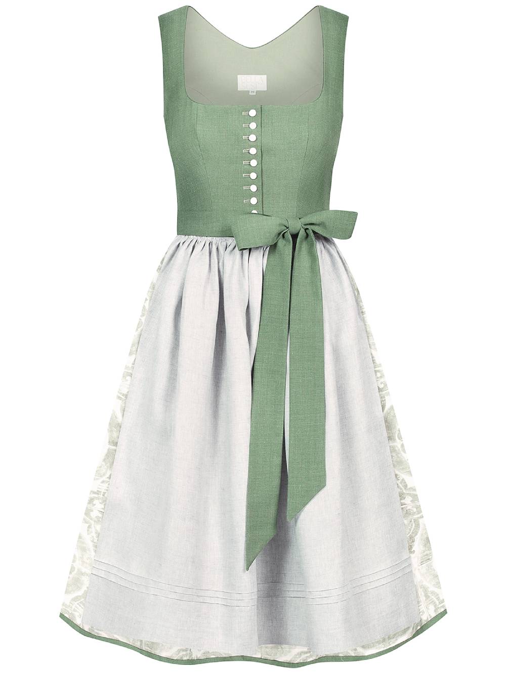 Limberry Grünes Dirndl mit Knöpfen - CAROLINE Rabatt