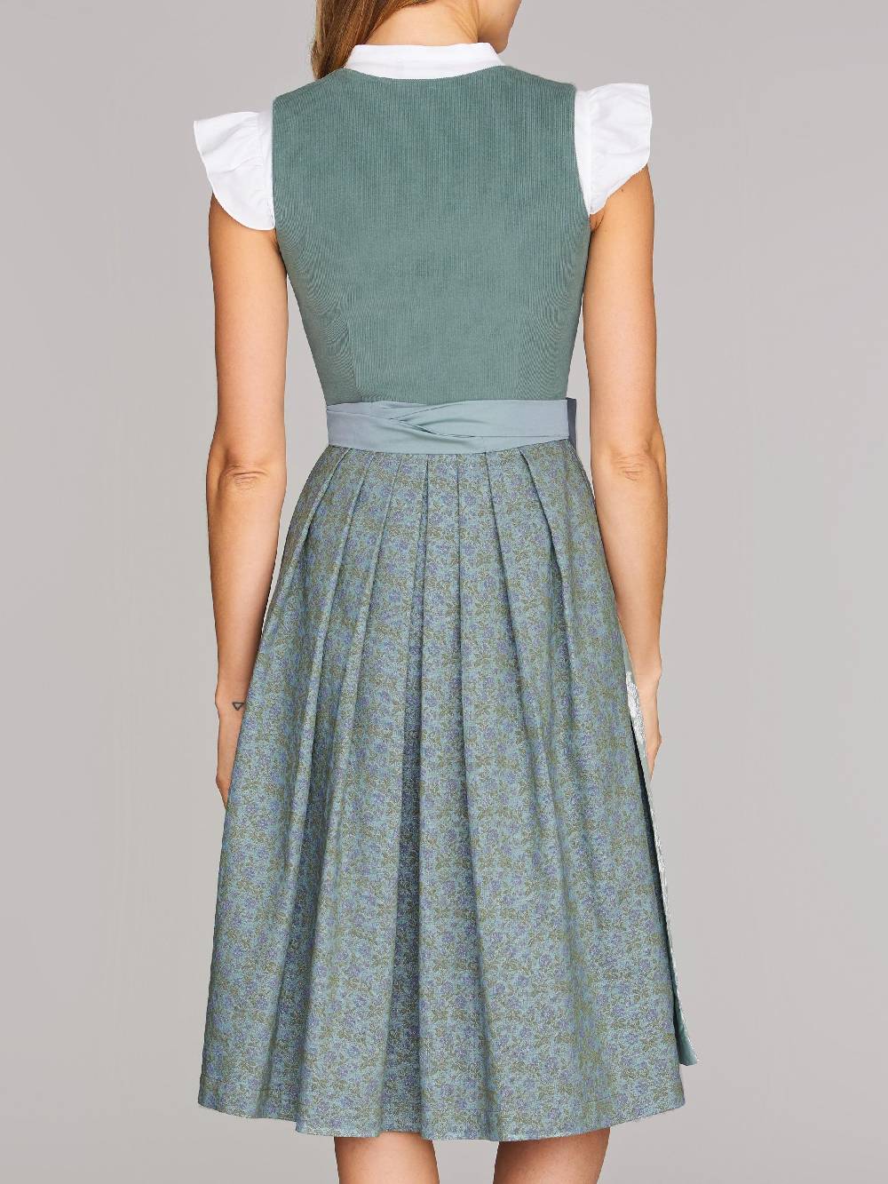 Limberry Pistaziengrünes Dirndl mit Cord-Mieder - CAMILLE PISTACHIO Zeitbegrenzte Promotion