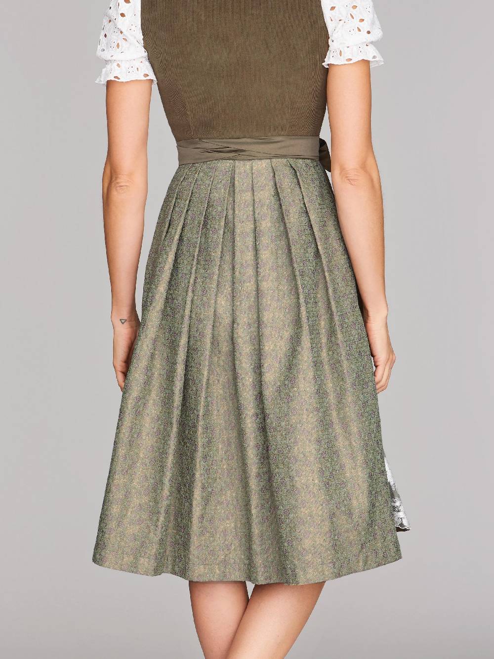 Limberry Dirndl mit Cord-Mieder in Oliv - CAMILLE OLIVE Bis zu 60% Rabatt