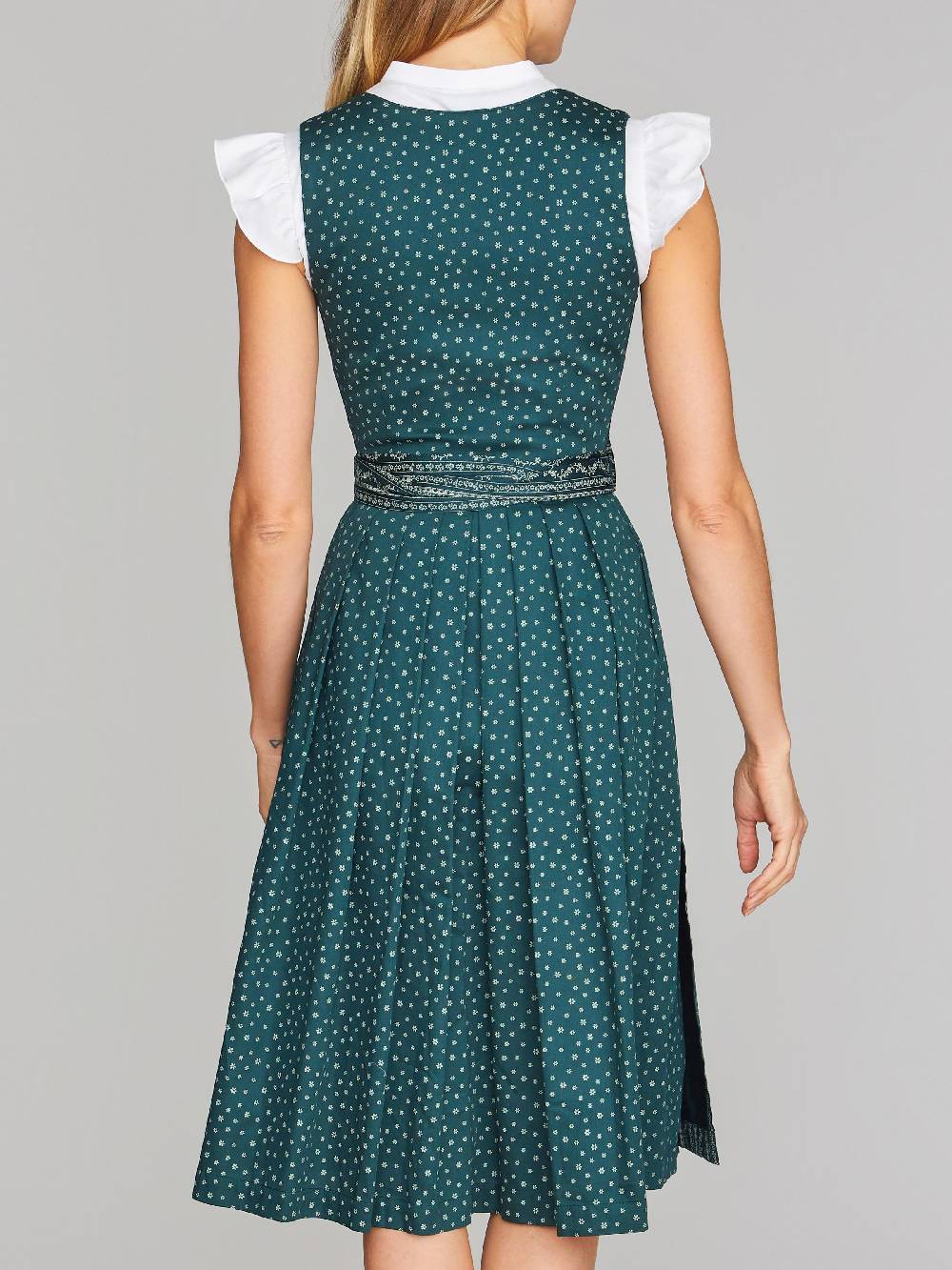 Limberry Grünes Waschdirndl mit Streublumen - OPHELIA EMERALD Black Friday Preise