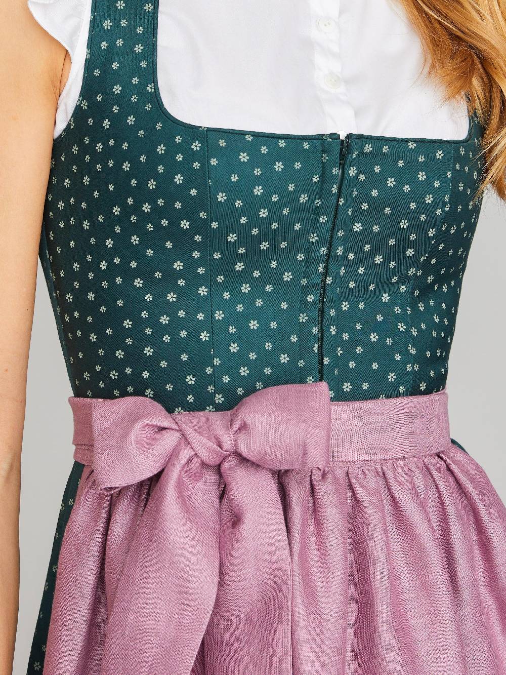 Limberry Grünes Waschdirndl mit Streublumen - OPHELIA EMERALD Black Friday Preise