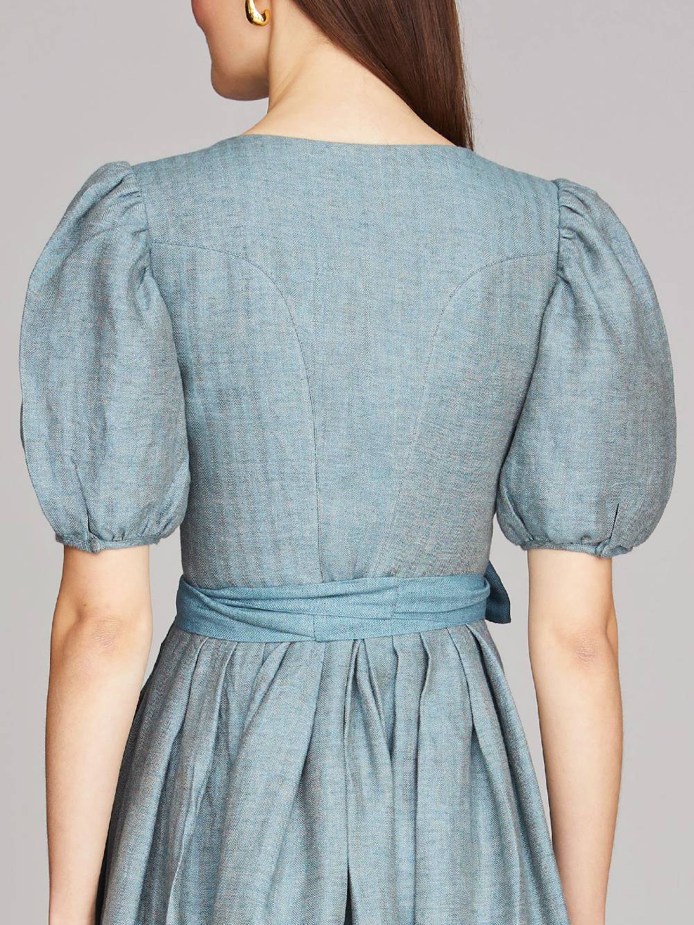 Limberry Blaues Dirndl mit Ärmeln - LINA ARONA BLUE 50% Rabatt für begrenzte Zeit