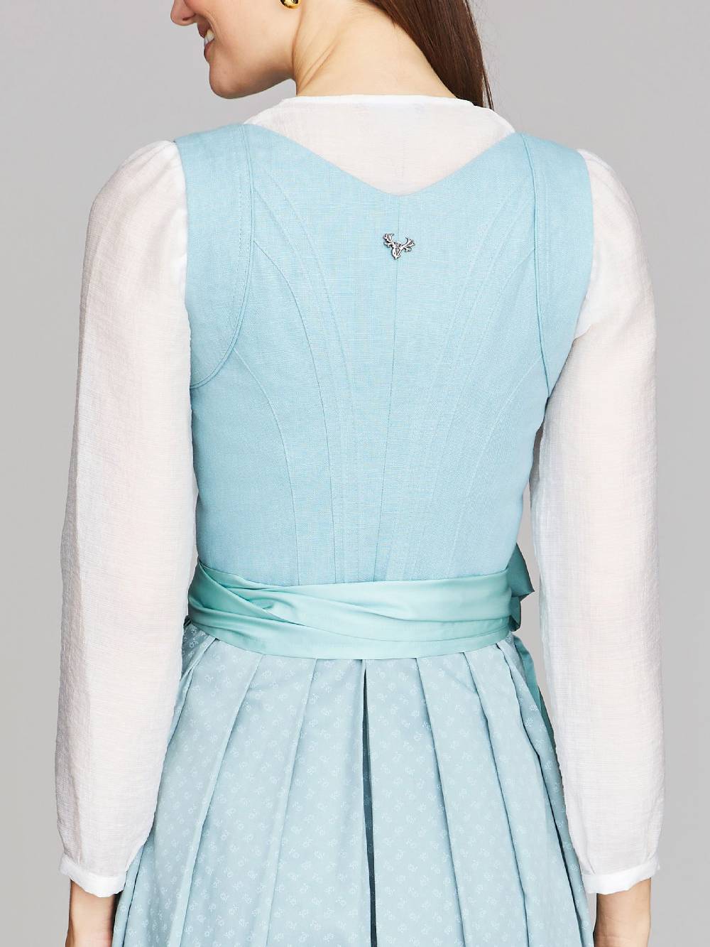Limberry Hellblaues Dirndl mit Leinen-Mieder - NELLIE GRAPE 2025