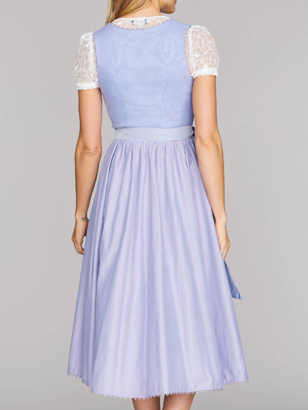 Limberry Dirndl mit Leinen-Mieder in Flieder - MÜNCHEN FLIEDER Fabrikverkauf