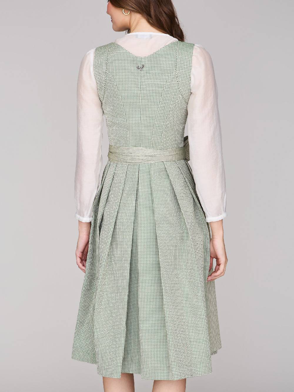 Limberry Grünes Dirndl mit Hahnentrittmuster - ANNELIE PEPITA GREEN Rabatt