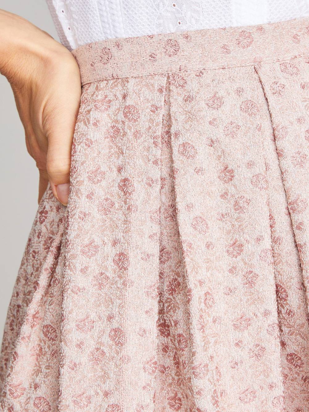 Limberry Trachtenrock in Rosa mit Blumenmuster - BLAIR DUSTY ROSE Online Shopping