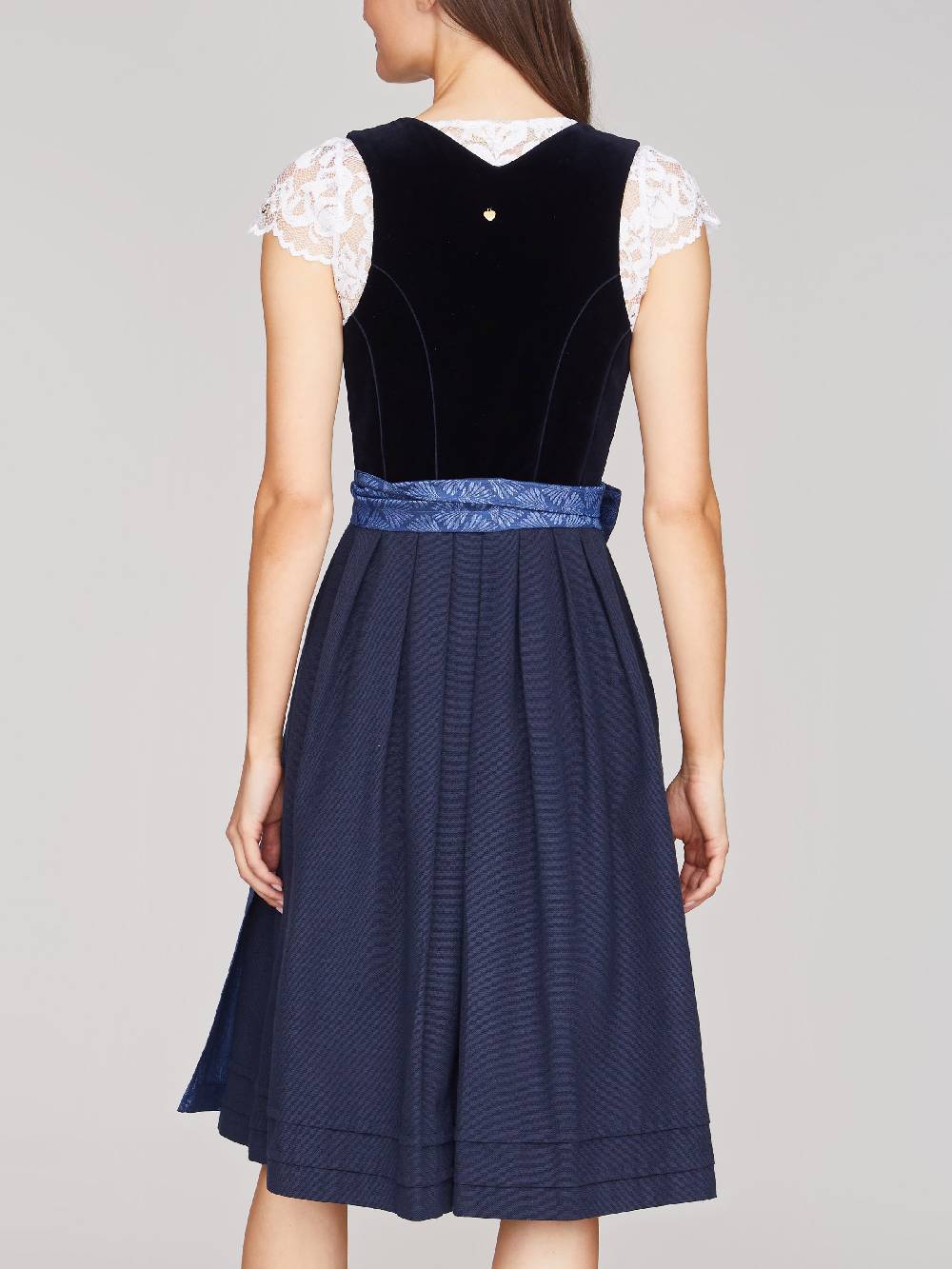 Limberry Blaues Dirndl mit Samt-Mieder - CAMILLA Osterangebot