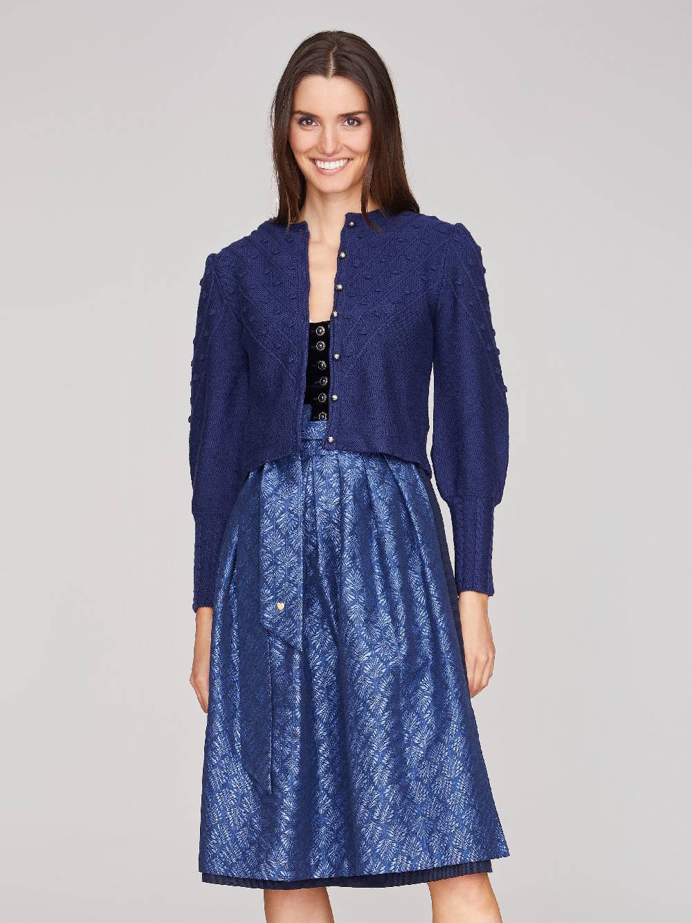 Limberry Blaues Dirndl mit Samt-Mieder - CAMILLA Osterangebot