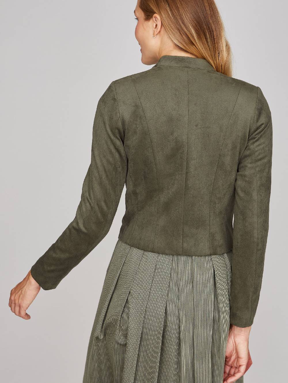 Limberry Olivgrüner Trachtenjanker aus Velours - MADISON OLIV GREEN Top Angebot