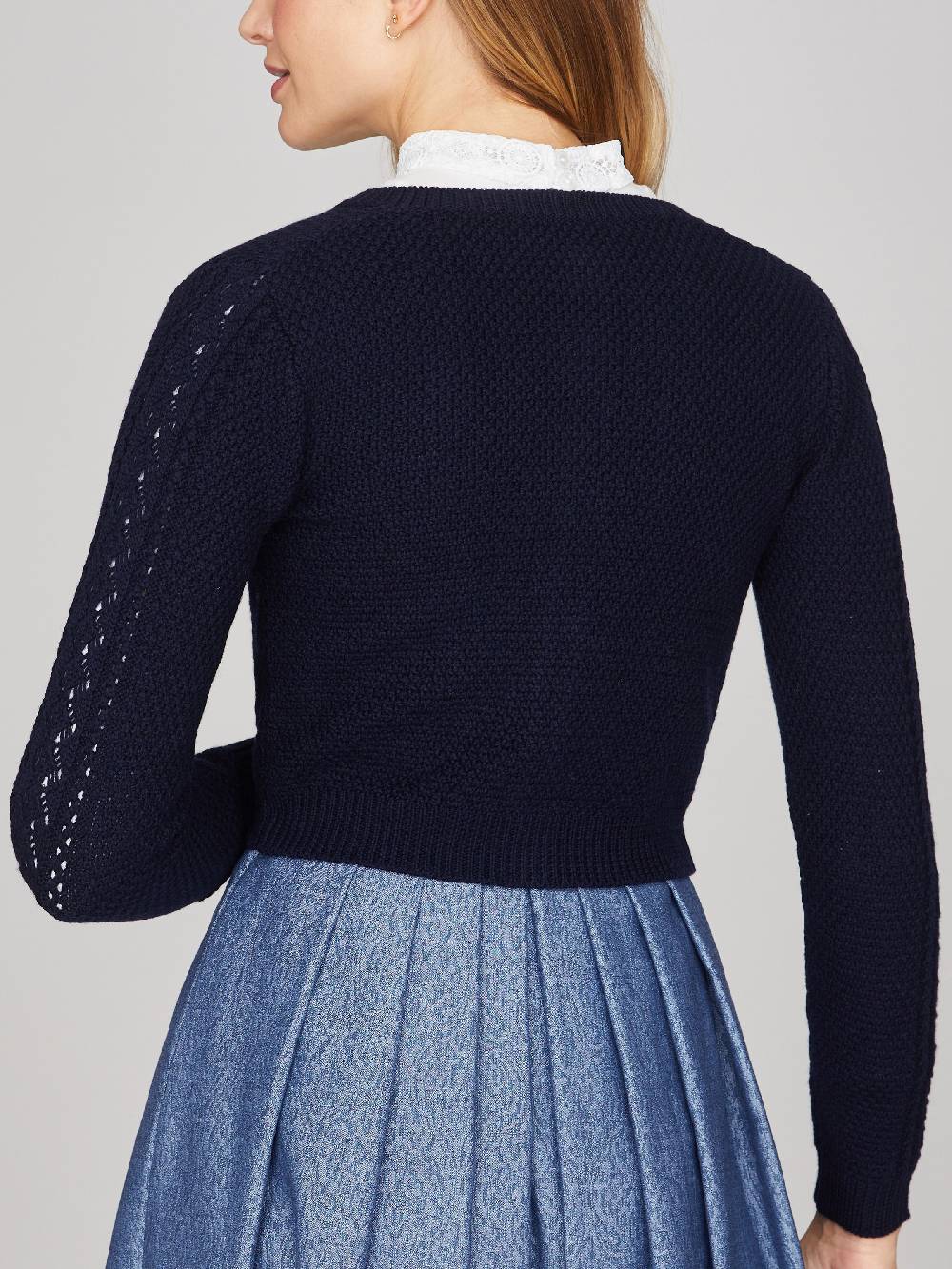 Limberry Nachtblaue Strickjacke - EVI Kostenlose Rückgabe