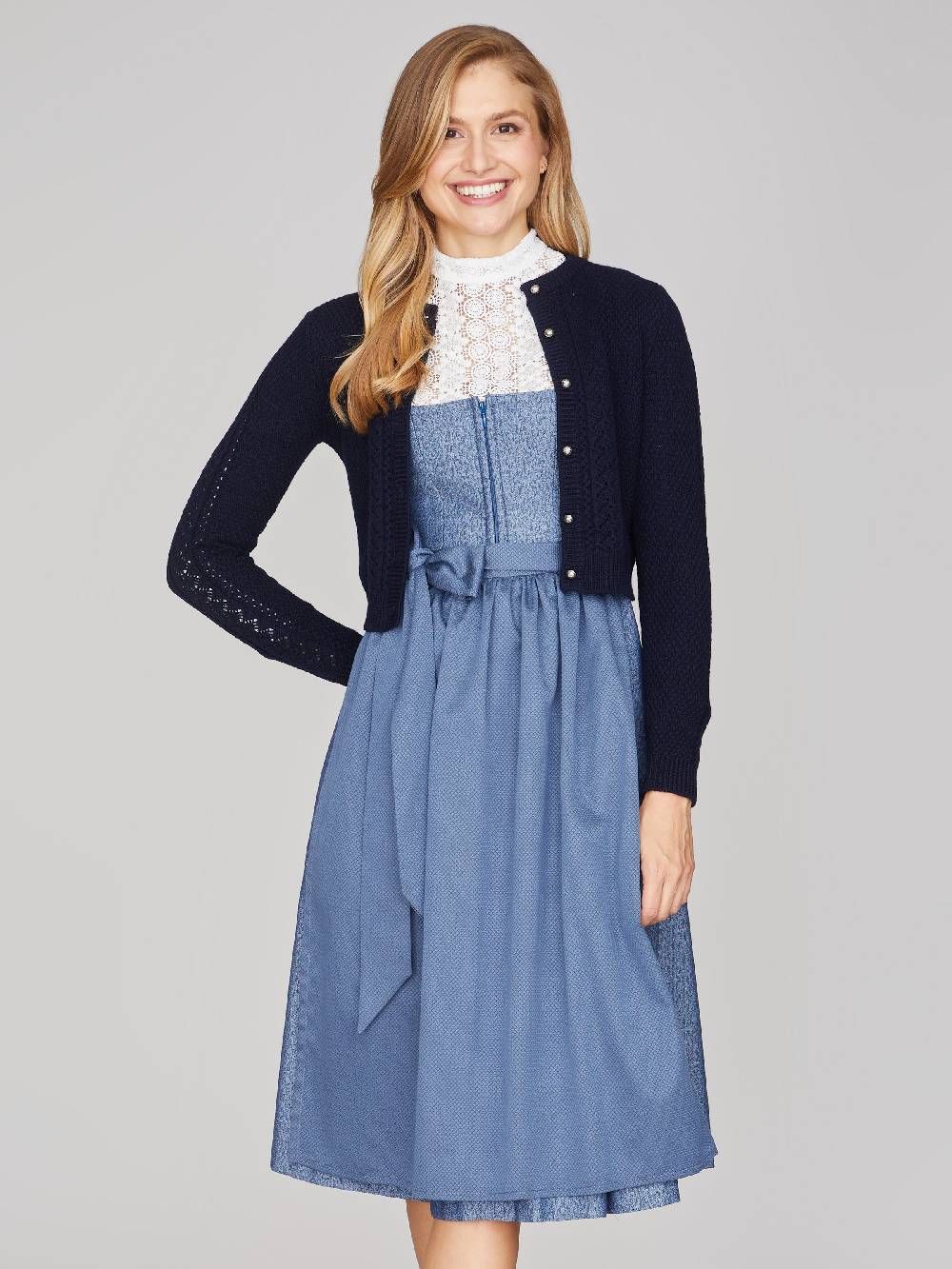 Limberry Nachtblaue Strickjacke - EVI Kostenlose Rückgabe